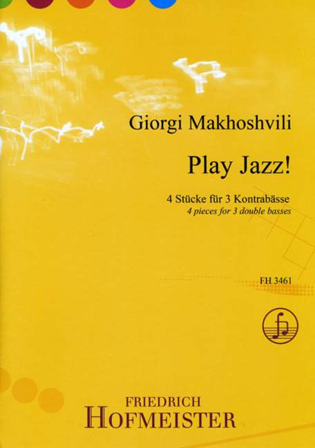 Play Jazz!, 4 Stücke für 3 Kontrabässe, Score and parts