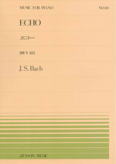 Echo BWV831 44, for piano