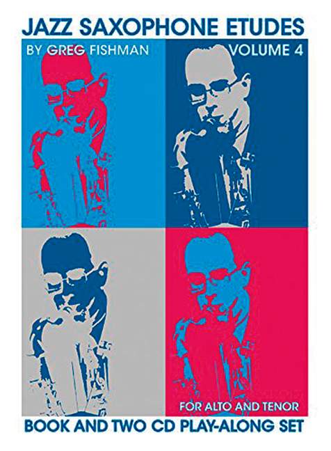 Jazz Saxophone Etudes 4, for alto saxophone or tenor saxophone