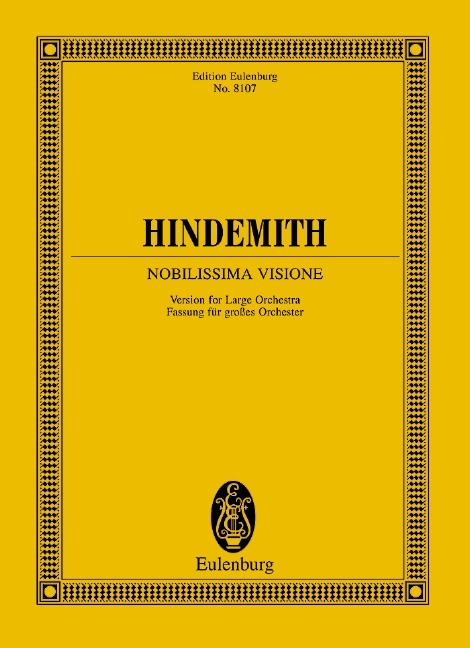 Nobilissima Visione, Version for Large Orchestra, Study score