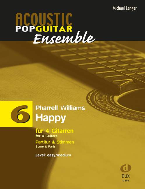 Happy, for 4 guitars