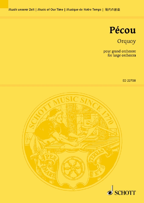 Orquoy, for large orchestra, Study score