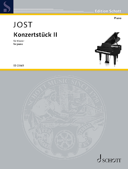 Concert Piece II, for piano, Separate edition