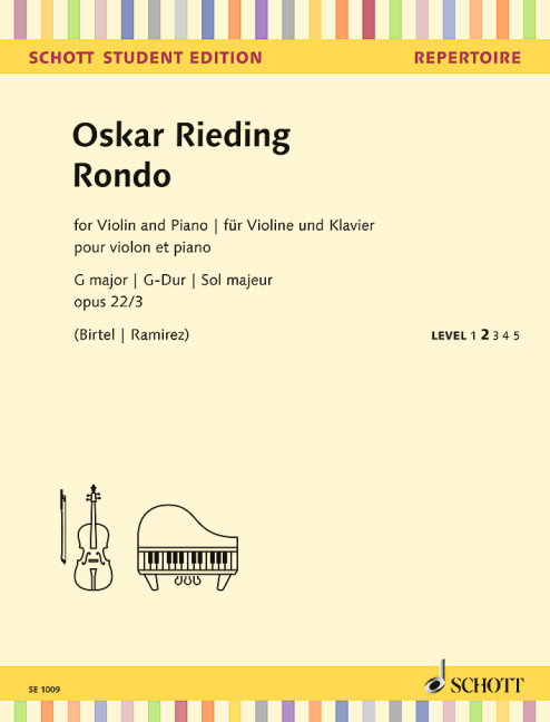 Rondo G major op. 22/3, for violin and piano