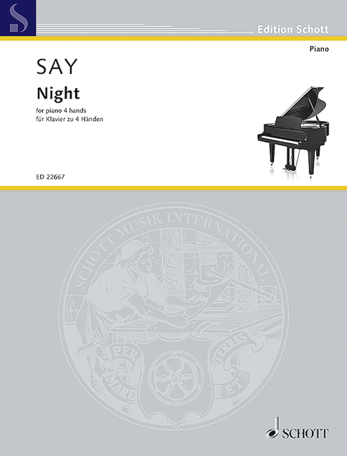Night op. 68, for piano 4 hands, Separate edition