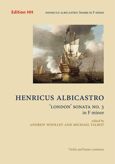 London Sonata No 3 in F minor, for violin and basso continuo, Score and parts