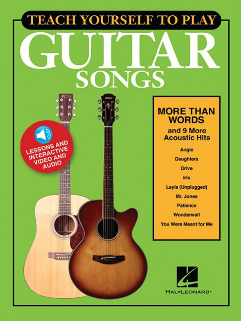 Teach Yourself To Play Guitar Songs, More Than Words And 9 More Acoustic Hits