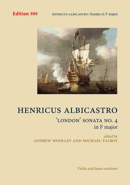 London Sonata No 4 in F major, for violin and basso continuo, Score and parts