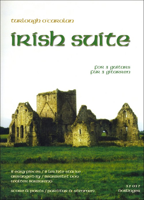 Irish Suite, 8 easy pieces, for 3 guitars, Score and parts