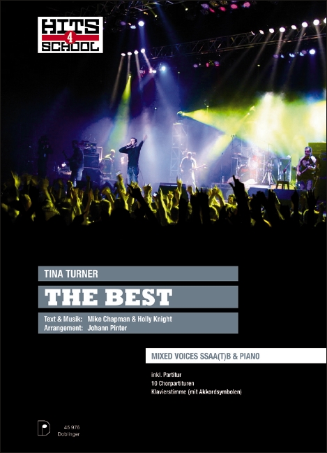 The Best, 4-5-stimmig/Klavier und 10 Chorpartituren, Score and parts