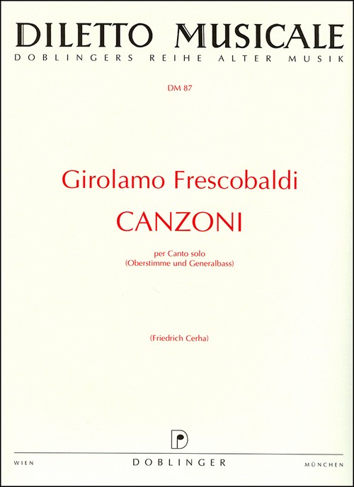 Canzoni, per canto solo, for violin and piano