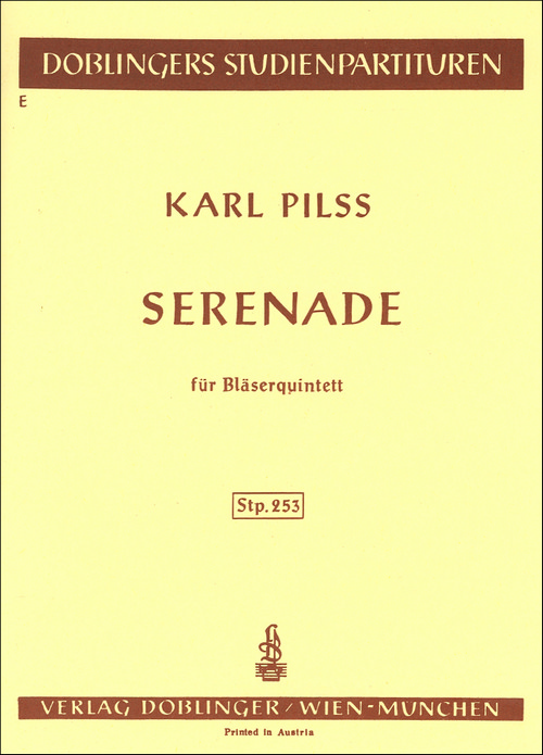 Serenade G-Dur, for flute, oboe, clarinet, horn and bassoon