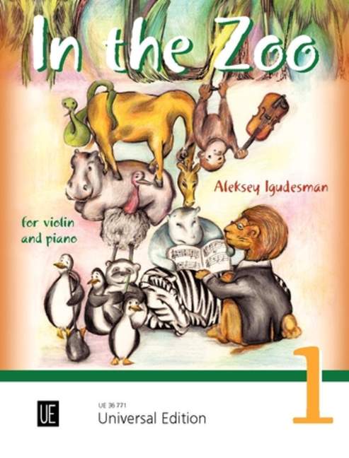 In the Zoo 1 Vol. 1, 10 easy pieces, for violin and piano, Score