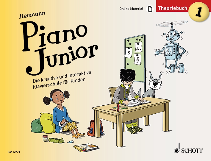 Piano Junior: Theoriebuchs Vol. 1, Die kreative und interaktive Klavierschule für Kinder