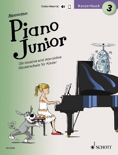Piano Junior: Konzertbuch Vol. 3, Leichte Vortragsstücke zur Klavierschule