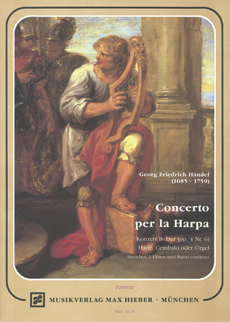 Concerto per la Harpa op. 4/6, for harp (harpsichord, organ), strings, 2 flutes and B.c., Score. 9790201710280 Concerto per la Harpa op. 4/6, for harp (harpsichord, organ), strings, 2 flutes and B.c., Score. 9790201710280