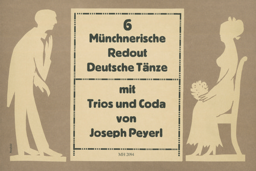 6 Munich Redout German Dances, with trios and coda, for 2 violins and bass, Performing score. 9790201720944 6 Munich Redout German Dances, with trios and coda, for 2 violins and bass, Performing score. 9790201720944
