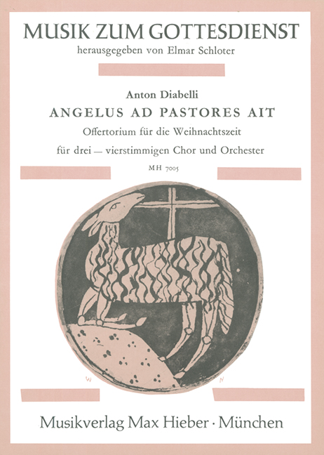 Angelus ad pastores ait, Offertorium für die Weihnachtszeit, for three/for four parten choir and orchestra, Score