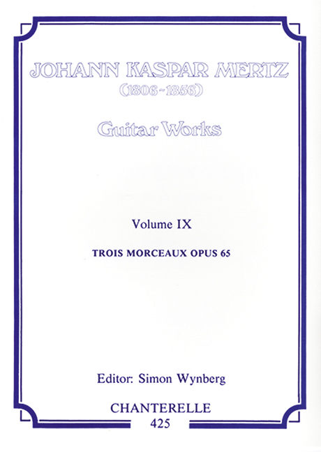3 Morceaux op. 65 9, for guitar