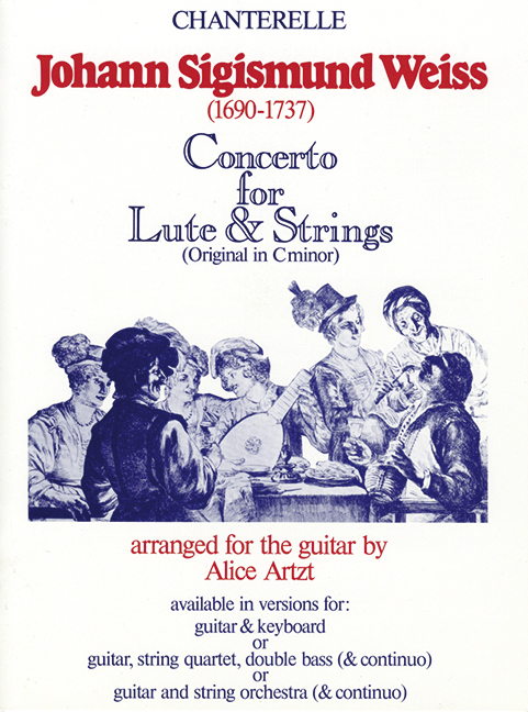 Concerto for Lute & Strings, for guitar and piano (harpsichord)