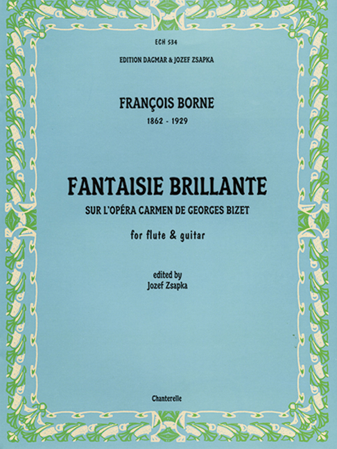 Fantaisie Brillante, sur l'opéra Carmen de Georges Bizet, for flute and guitar