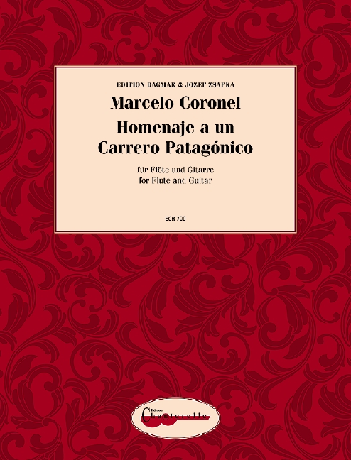 Homenaje a un Carrero Patagónico, for flute and guitar, Performing score