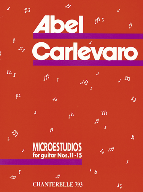 Microestudios Vol.III, Nos 11-15, for guitar