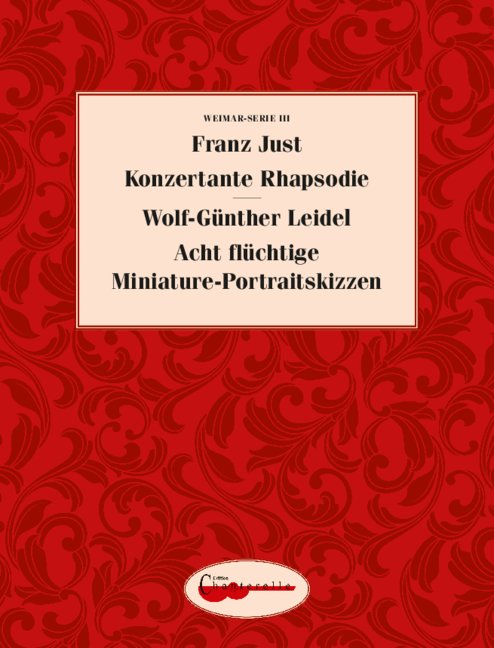 Konzertante Rhapsodie / Acht flüchtige Miniature-Portraitskizzen III, for guitar