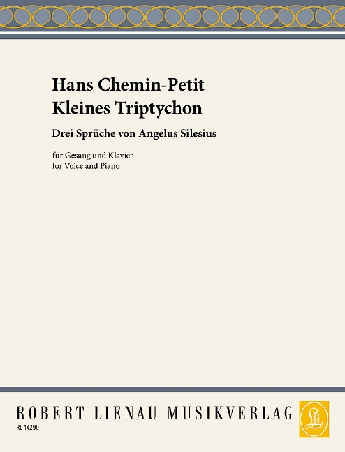 Kleines Triptychon, for medium voice and piano