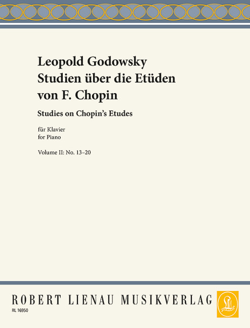 Studies on Chopin's Etudes Vol. 2 No. 13-20, for piano