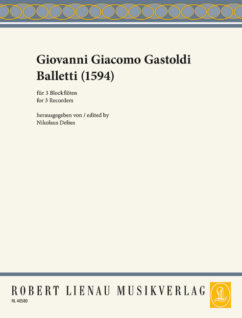 Balletti, for 3 Recorders (S/A/T), Performing score