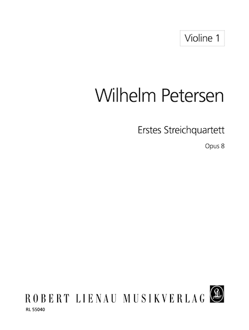 1. Streichquartett op. 8, Set of parts