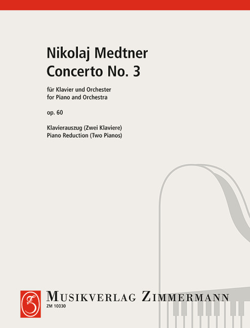 Third Piano Concerto in E minor op. 60, for piano and orchestra, Piano reduction