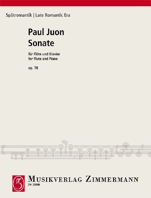Sonata op. 78, for flute and piano