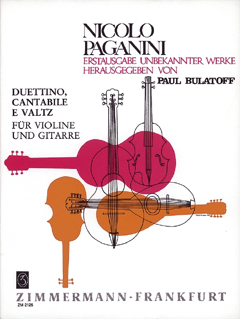 Duettino / Cantabile e Valtz, for violin and guitar