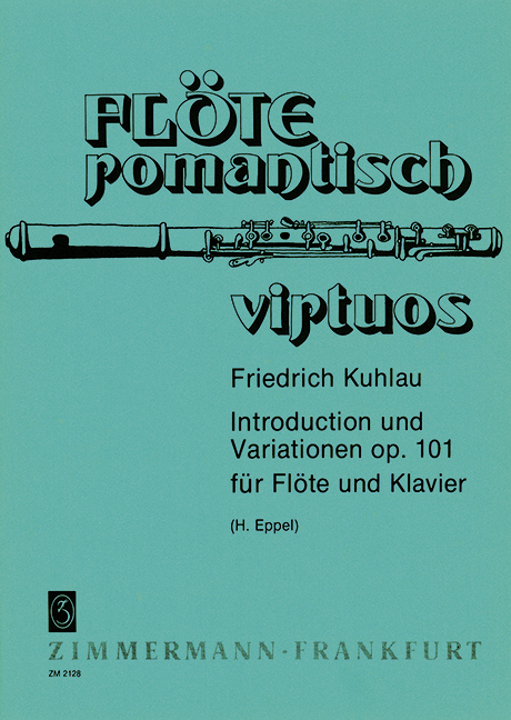 Introduction and Variations op. 101, for flute and piano