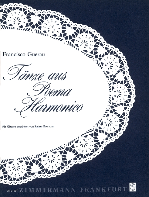 Tänze aus Poema harmonico, (1694, Madrid), for guitar