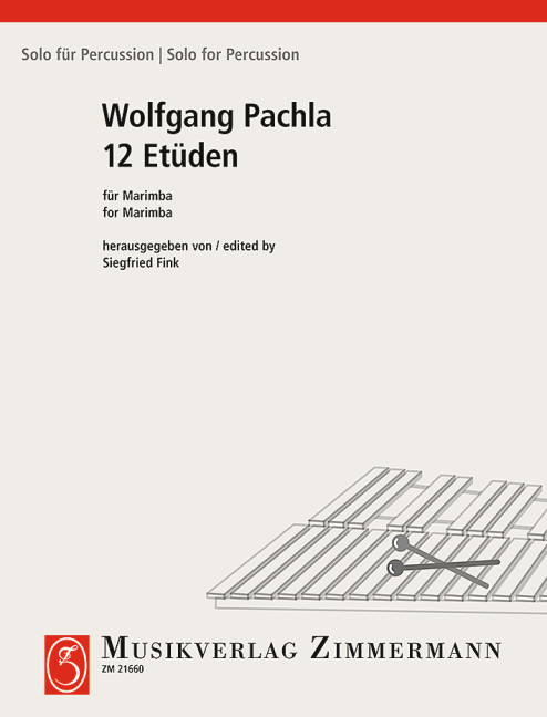 Twelve Études, for marimba