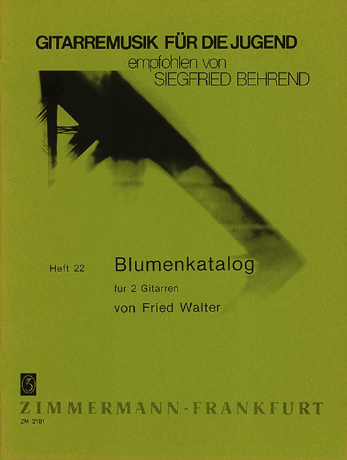 Flower Catalogue 22, for 2 guitars, Score and parts