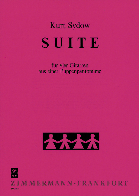 Suite, from a Puppet Pantomime, for 4 guitars, Score and parts