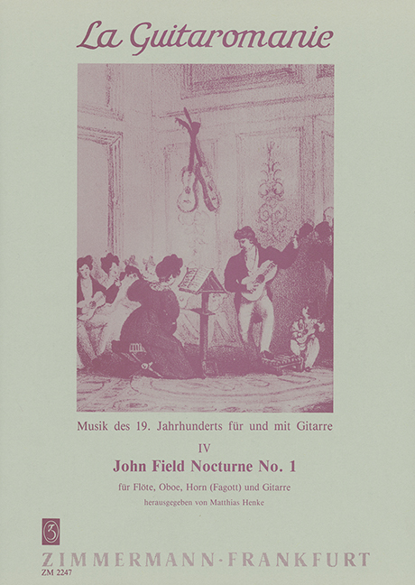 Nocturne No. 1 IV, for flute, oboe, horn (bassoon) and guitar, Set of parts
