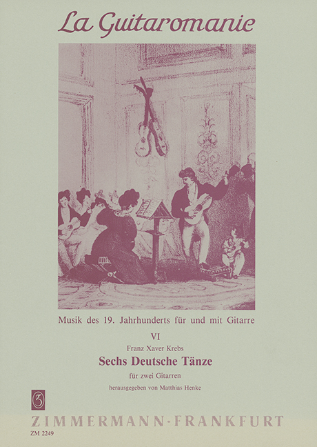 Six German Dances VI, for 2 guitars, Performing score