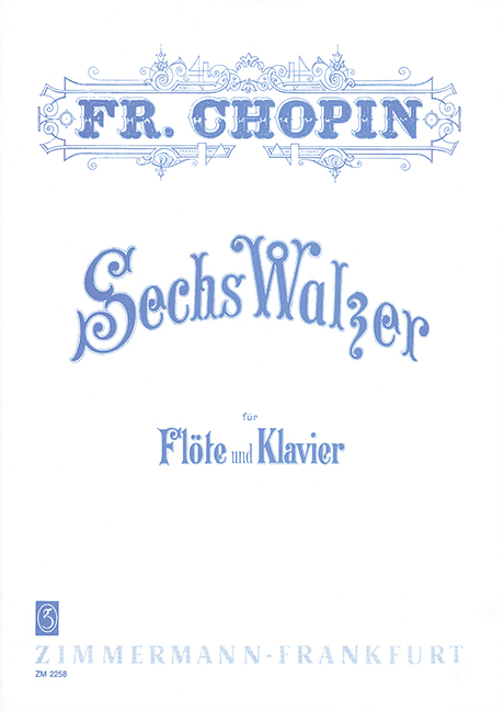 Six Waltzes, for flute and piano
