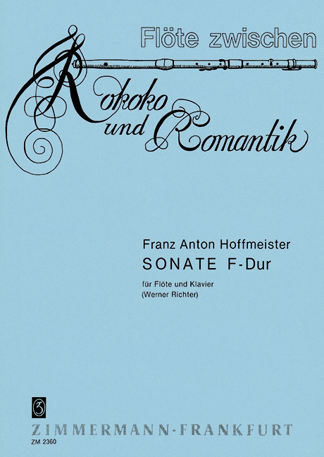Sonata F major, for flute and piano