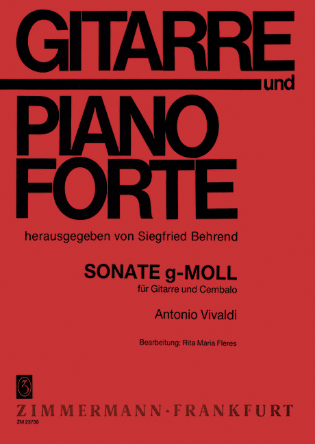 Sonata G minor, for guitar and harpsichord (piano)