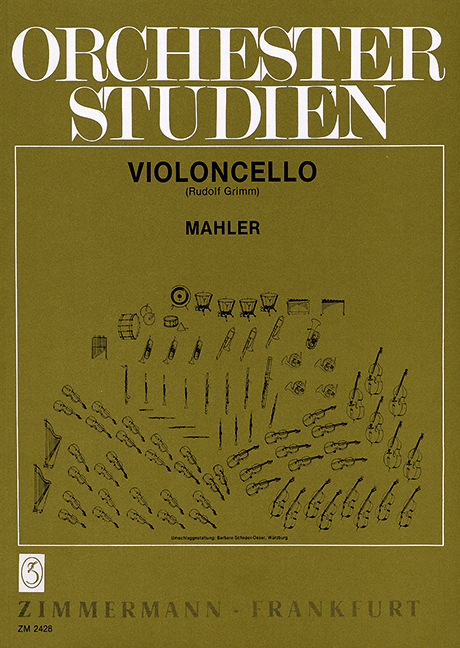 Orchestra Studies, Mahler, for cello
