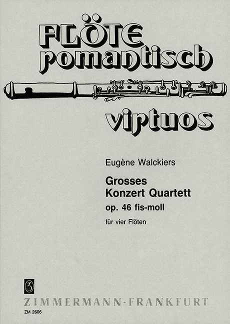 Quartet Concerto in F-sharp minor op. 46, for 4 flutes, Set of parts