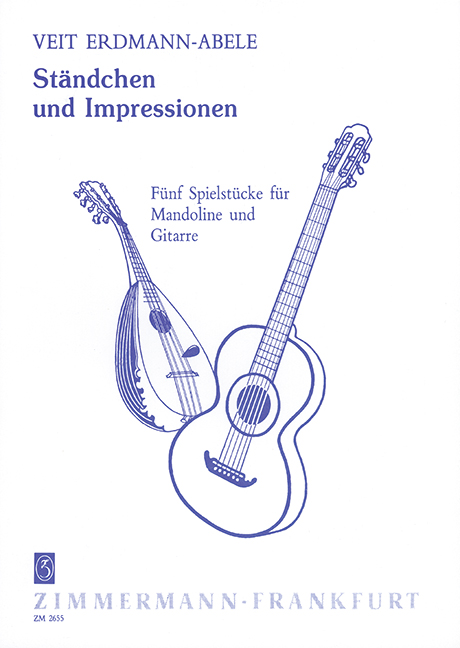 Serenades and Impressions, Five pieces, for mandoline and guitar