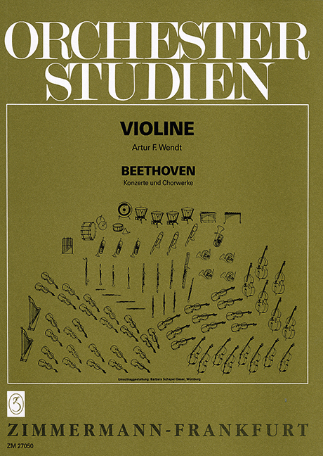 Orchestra Studies, Beethoven: Concerts and Choral Works, for violin