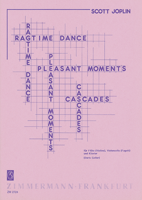 Ragtime, for flute (violin), cello (bassoon) and piano, Score and parts